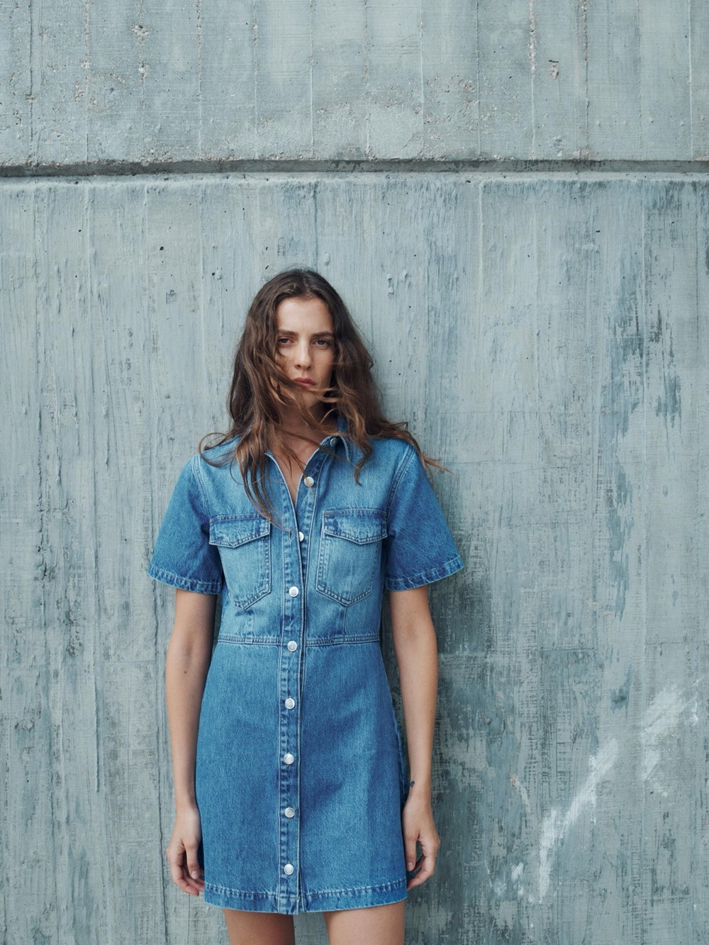Zara Mini Denim Dress